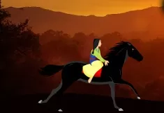 Mulan Games, Mulan Horse Riding, Games-kids.com