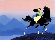 Mulan On Her Horse Puzzle - Mulan Games
