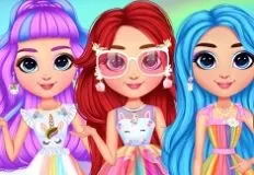 Girl Games, My Cute Unicorn Fashion Dress Up, Games-kids.com