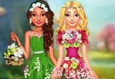 Girl Games, My Dreamy Flora Fashion Look, Games-kids.com