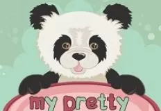 Animal Games, My Pretty Panda Bear, Games-kids.com