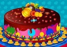 Cooking Games, My Special Thanksgiving Cake, Games-kids.com
