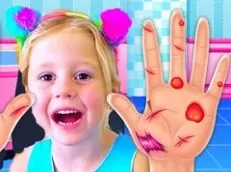 Doctor Games, Nastya Hand Doctor, Games-kids.com