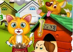Animal Games, Naughty Kitty Slacking, Games-kids.com