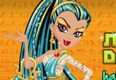 Monster High Games, Nefera de Nile Hair Spa and Facial, Games-kids.com
