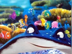 Finding Dory Games, Nemo and Fish Friends Puzzle, Games-kids.com