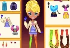 Girl Games, Neon Fashion , Games-kids.com