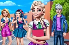 Princess Games, New Girl in High School, Games-kids.com