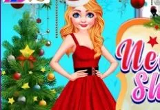 Girl Games, New Year Shopping, Games-kids.com