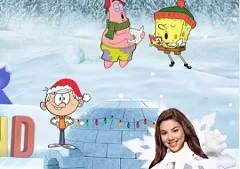 Christmas Games, Nickelodeon Winter Wonderland Builder, Games-kids.com