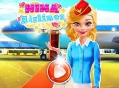 Decoration Games, Nina Airlines, Games-kids.com