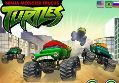 Teenage Mutant Ninja Turtle Games, Ninja Monster Truck Turtles, Games-kids.com