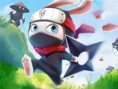 Adventure Games, Ninja Rabbit, Games-kids.com