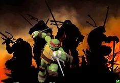 Teenage Mutant Ninja Turtle Games, Ninja Turtles Kick up, Games-kids.com