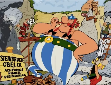 Asterix and Obelix Games, Obelix Puzzle , Games-kids.com
