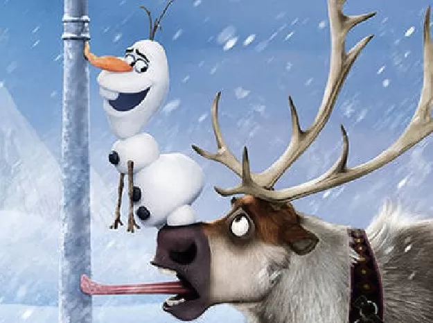 Frozen  Games, Olaf and Sven Puzzle , Games-kids.com