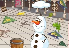 Frozen  Games, Olaf Cleans Arendelle, Games-kids.com