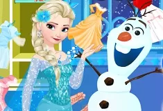 Frozen  Games, Olaf Damages Elsas Closet, Games-kids.com