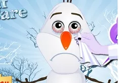 Frozen  Games, Olaf Eye Care, Games-kids.com