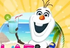 Frozen  Games,  Olaf Summer Coolers , Games-kids.com