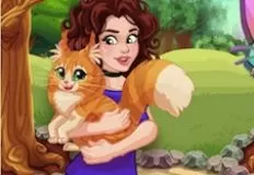 Girl Games, Olivia Adopts a Cat, Games-kids.com