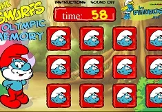 Smurfs Games, Olympic Memory, Games-kids.com