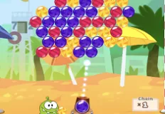 Bubble Shooter Games, Om Nom Bubbles, Games-kids.com