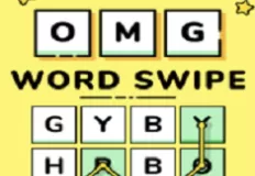 Puzzle Games, OMG Word Swipe, Games-kids.com