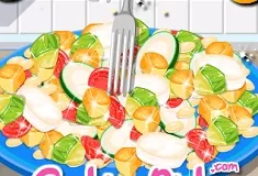 Cooking Games, Orzo Salad, Games-kids.com