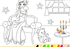 Coloring Games, Painting Lovely Girl, Games-kids.com