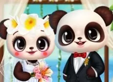 Girl Games, Panda Tropical Wedding Story, Games-kids.com