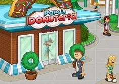 Cooking Games, Papas Donuteria, Games-kids.com