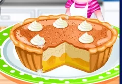 Cooking Games, Peaches and Cream Pie, Games-kids.com