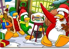 Club Penguin Games, Penguins Christmas Puzzle, Games-kids.com