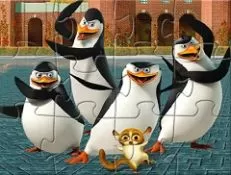 Penguins of Madagascar Games, Penguins of Madagascar with Mort Puzzle, Games-kids.com