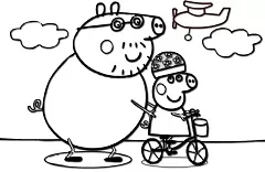 Peppa Pig Games, Peppa Pig Bike Ride, Games-kids.com