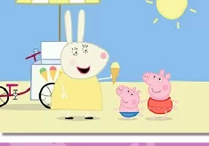 Peppa Pig Games, Peppa Pig Ice Cream Puzzle, Games-kids.com