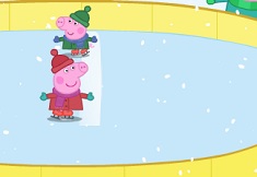 peppa pig ice skating game
