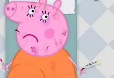 Peppa Pig Games, Peppa's Mom Pregnant Injured, Games-kids.com