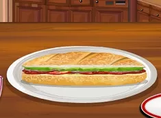 Cooking Games, Perfect Pressed Italian Sandwich, Games-kids.com