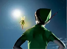 Tinkerbell Games, Peter Pan and Tinkerbell Moon Puzzle, Games-kids.com