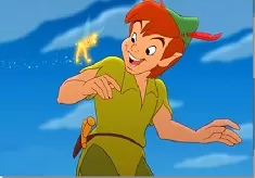 Tinkerbell Games, Peter Pan and Tinkerbell Puzzle, Games-kids.com