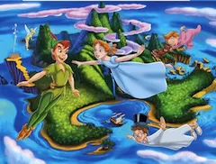 Puzzle Games, Peter Pan Flying Puzzle, Games-kids.com