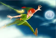 Puzzle Games, Peter Pan Puzzle on Clouds, Games-kids.com