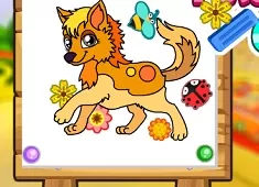 Animal Games, Pets Coloring, Games-kids.com