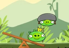 Angry Birds Games, Piggies Balance, Games-kids.com