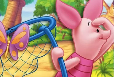 Winnie the Pooh Games, Piglet Puzzle, Games-kids.com