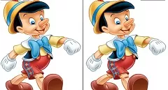 Differences Games, Pinocchio Differences, Games-kids.com