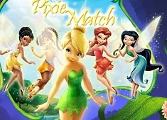 Tinkerbell Games, Pixie Match, Games-kids.com