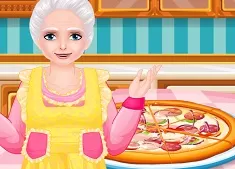 Cooking Games, Pizza Cooking with Grandma, Games-kids.com